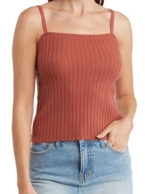 The Cashmere Project Crop Cashmere Sleeveless Tank Top, size S